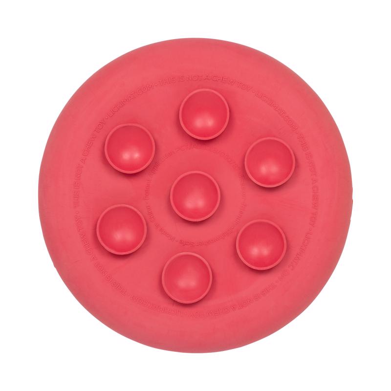 LickiMat UFO Pink Rubber Slow Feeder For Dogs