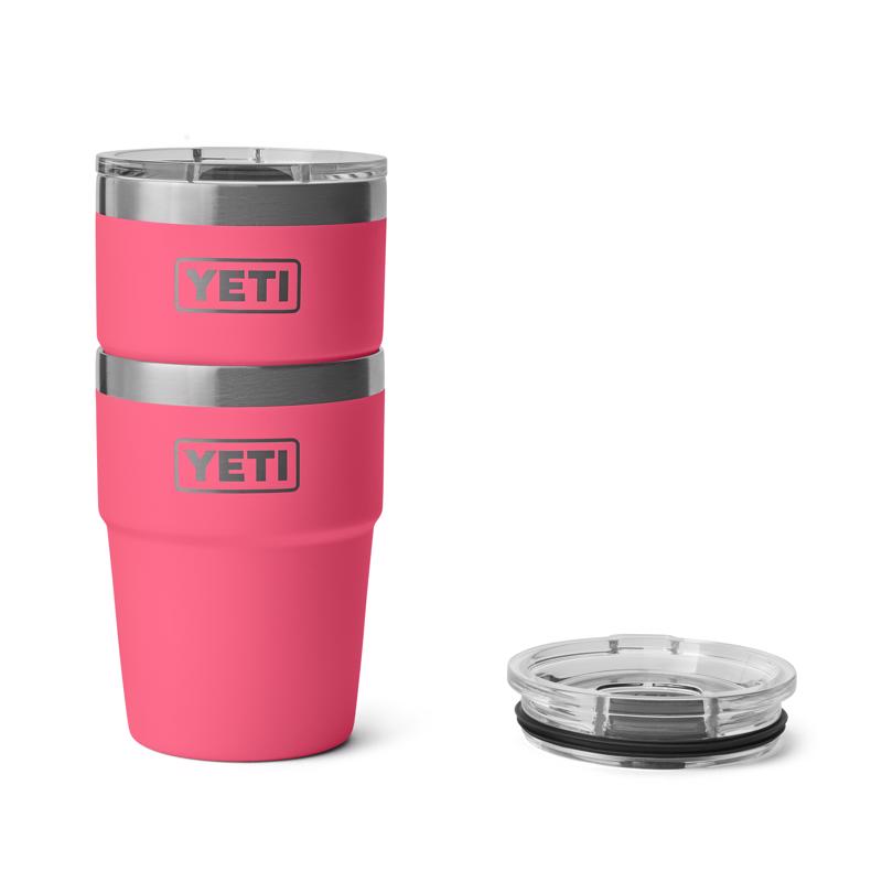 YETI Rambler 16 oz Pink BPA Free Stackable Insulated Cup