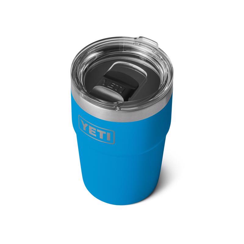 YETI Rambler 16 oz Big Wave Blue BPA Free Insulated Cup