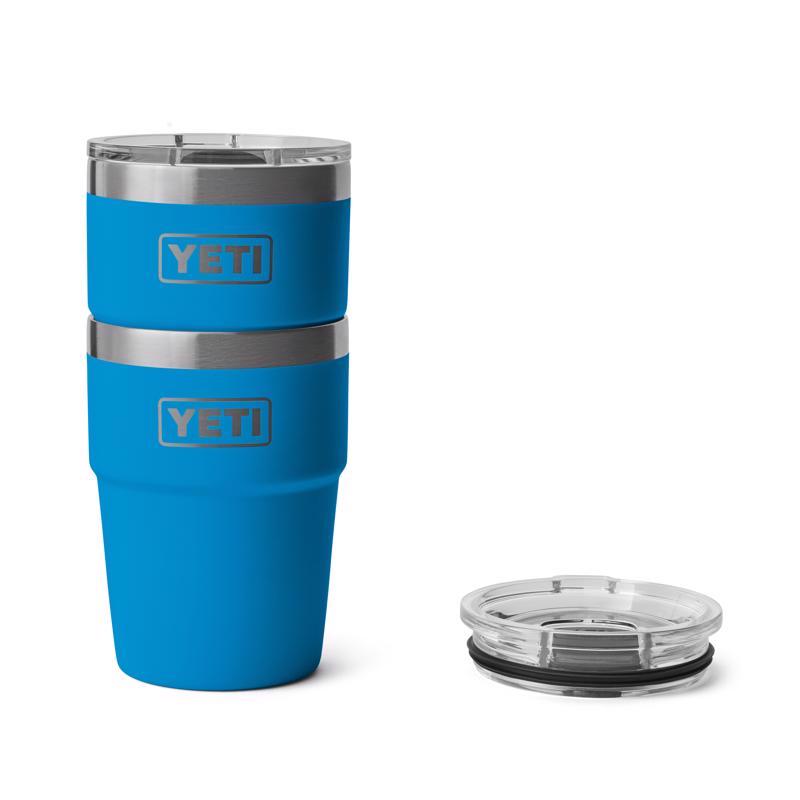 YETI Rambler 16 oz Big Wave Blue BPA Free Insulated Cup