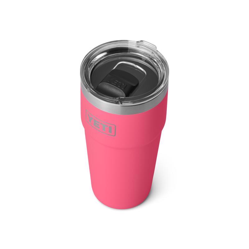 YETI Rambler 20 oz Tropical Pink BPA Free Stackable Insulated Cup