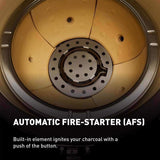 Kamado Joe 18 in. Konnected Charcoal Grill and Smoker Black/Red