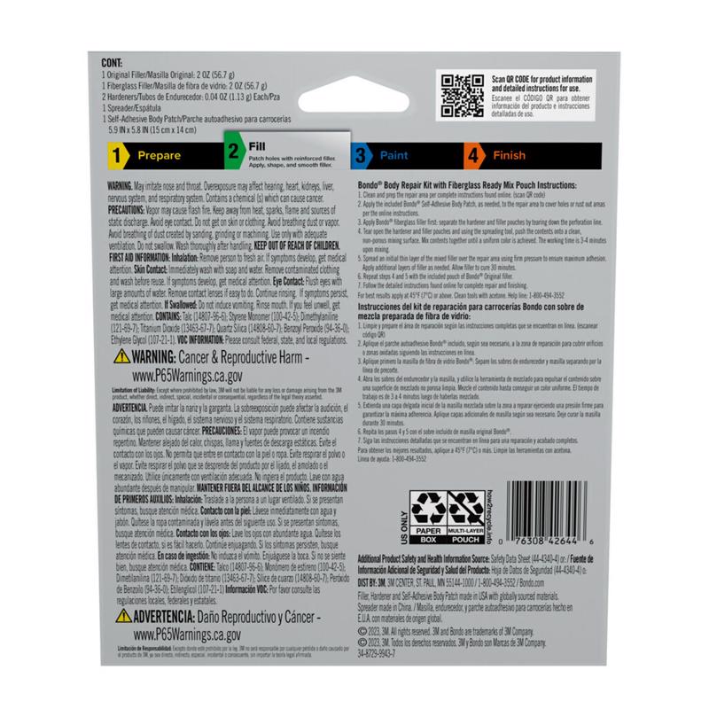 Bondo Auto Body Repair Kit