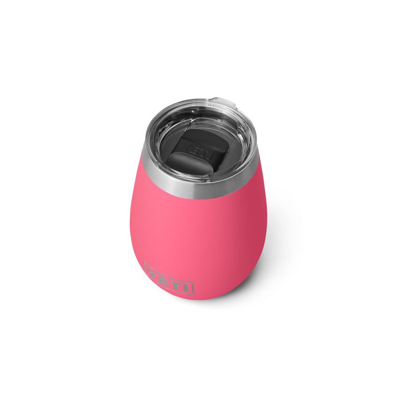 YETI Rambler 10 oz Tropical Pink BPA Free Wine Tumbler with MagSlider Lid