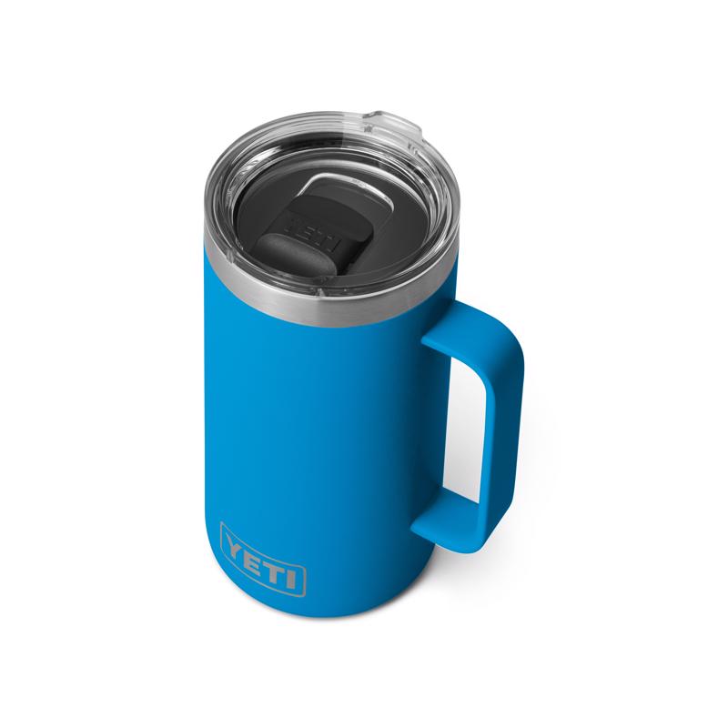 YETI Rambler 24 oz Big Wave Blue BPA Free Insulated Mug