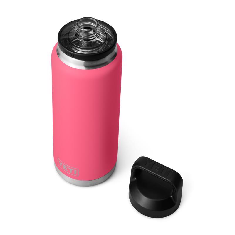 YETI Rambler 36 oz Tropical Pink BPA Free Bottle Chug Bottle with Chug Cap