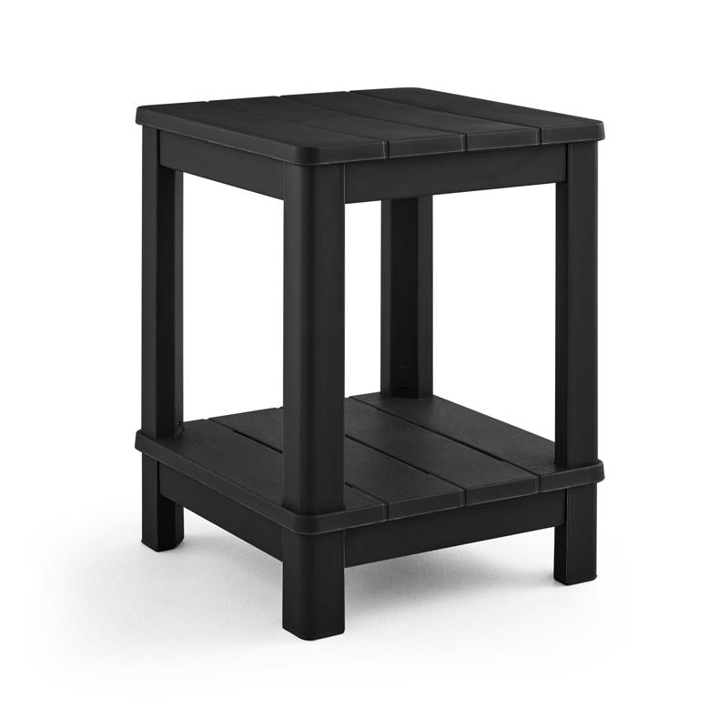 SIDE TABLE GRPHT RSN BLK