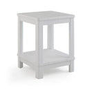 SIDE TABLE RSN SQR WHT