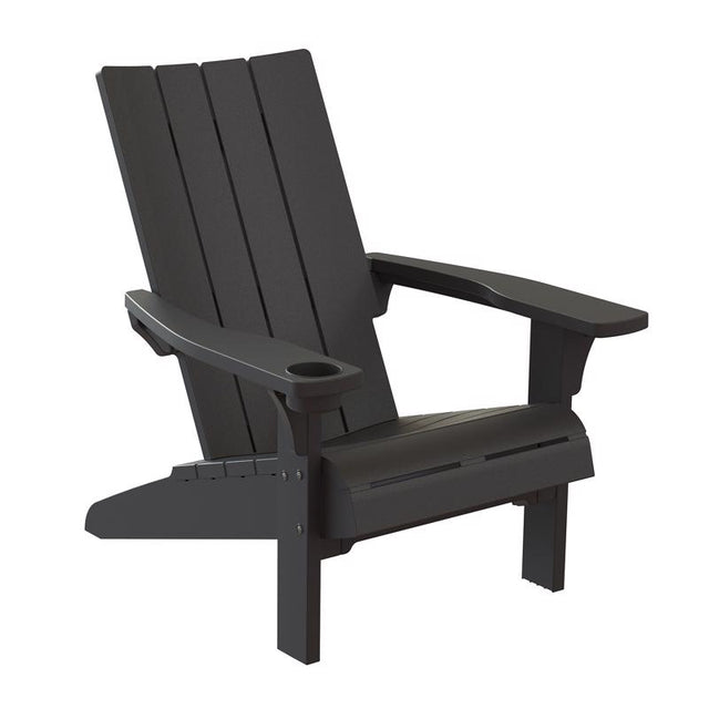 CHAIR ADRNDCK BLK 37"