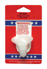 US Hardware 6.8 in. L Plug for Propane Bottle 1 pk