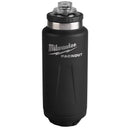 Milwaukee Packout 36 oz Black BPA Free Bottle with Chug Cap