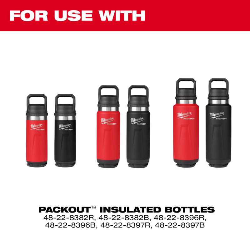 Milwaukee Packout 1 each Black Bottle Chug Cap