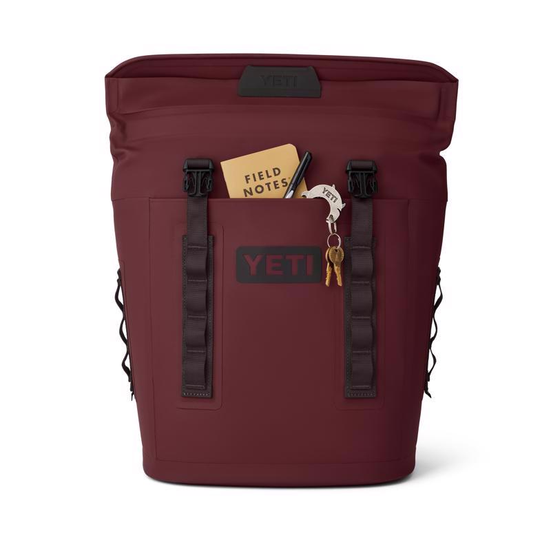 YETI Hopper M12 Wild Vine Red 20 can Backpack Cooler