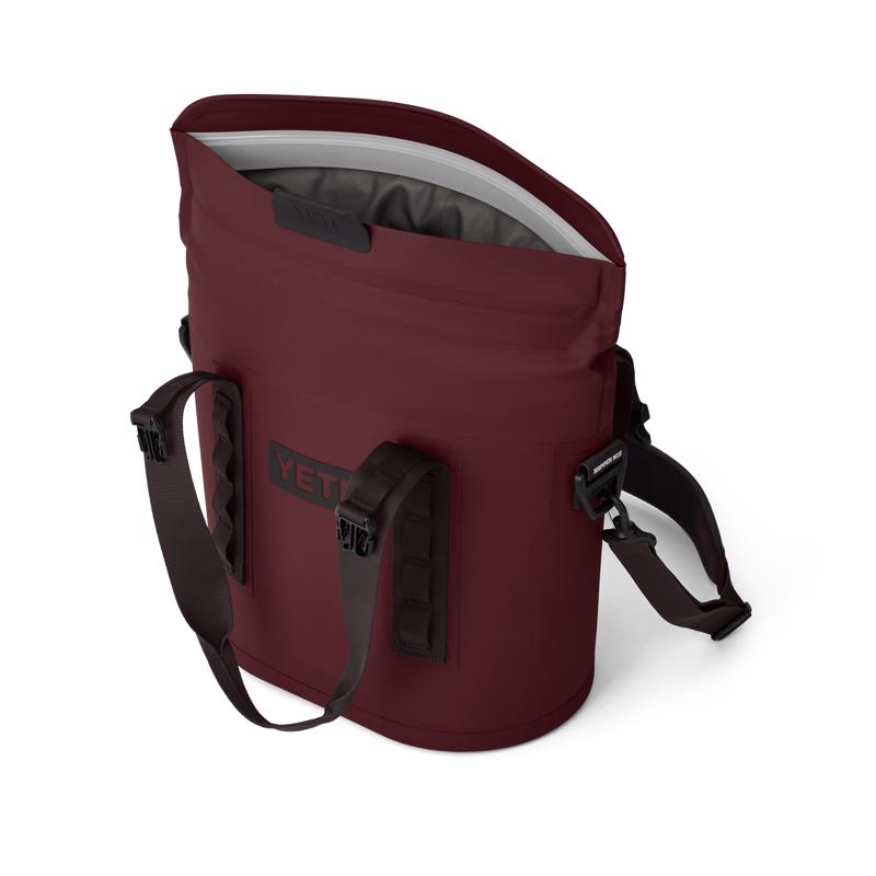 YETI Hopper M15 Wild Vine Red 32 can Cooler Tote