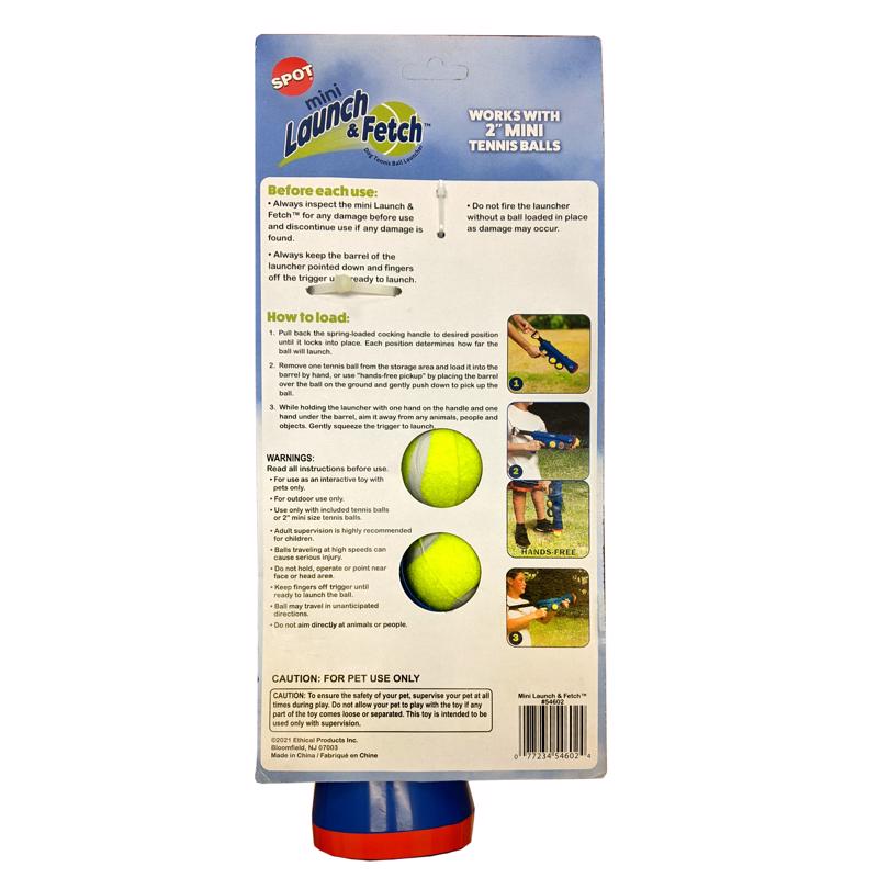 Spot Launch & Fetch Blue Ball Launcher Mini 1 pk