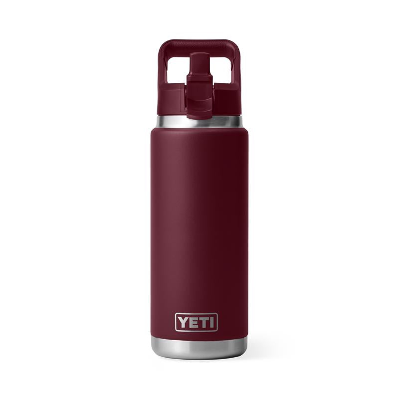 YETI Rambler 26 oz Wild Vine Red BPA Free Bottle with Straw Cap