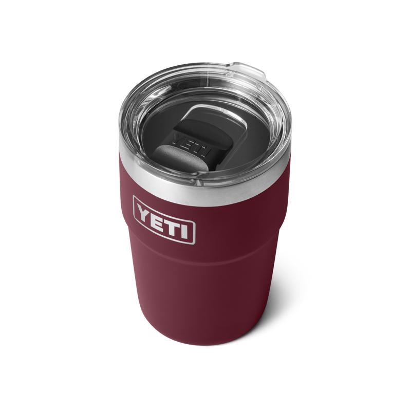 YETI Rambler 16 oz Wild Vine Red BPA Free Vacuum Insulated Tumbler