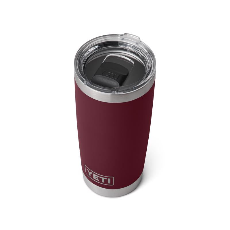 YETI Rambler 20 oz Wild Vine Red BPA Free Vacuum Insulated Tumbler