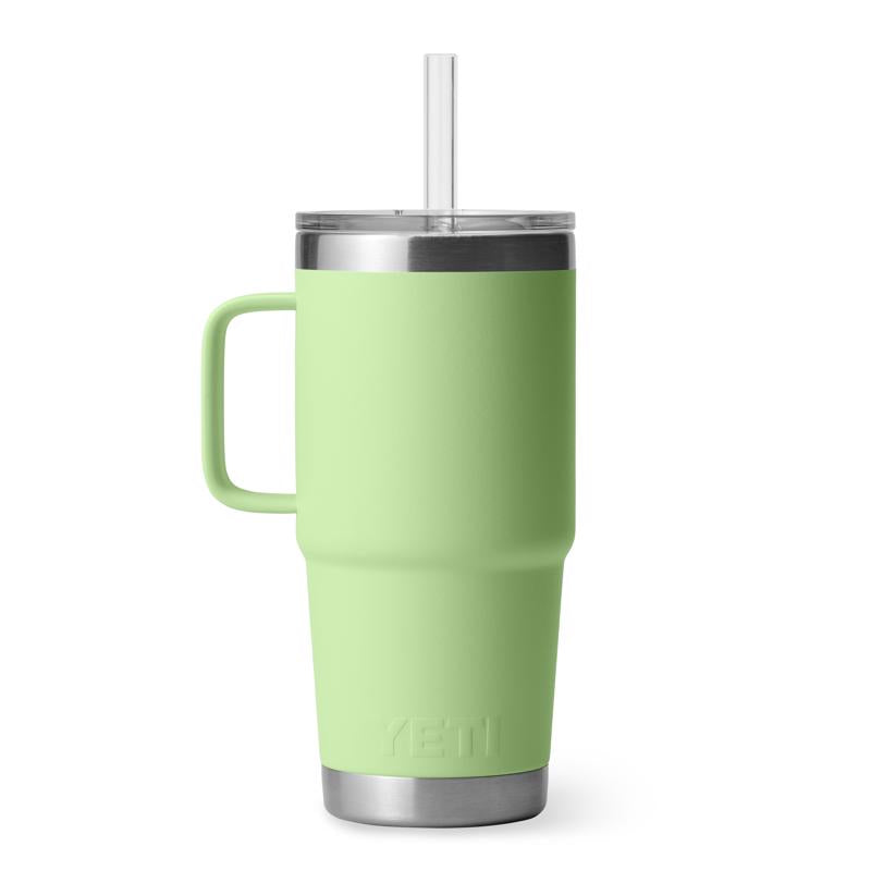 YETI Rambler 25 oz Key Lime BPA Free Straw Mug