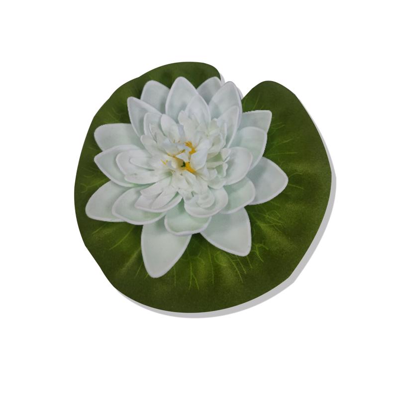 FLTING LILY PAD WHT 5.5"