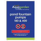 Pennington Aquagarden Plastic 400 gph Fountain Pump