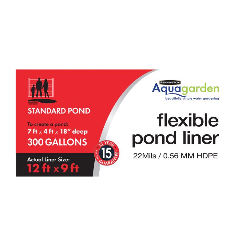 POND LINER HDPE BLK 12'