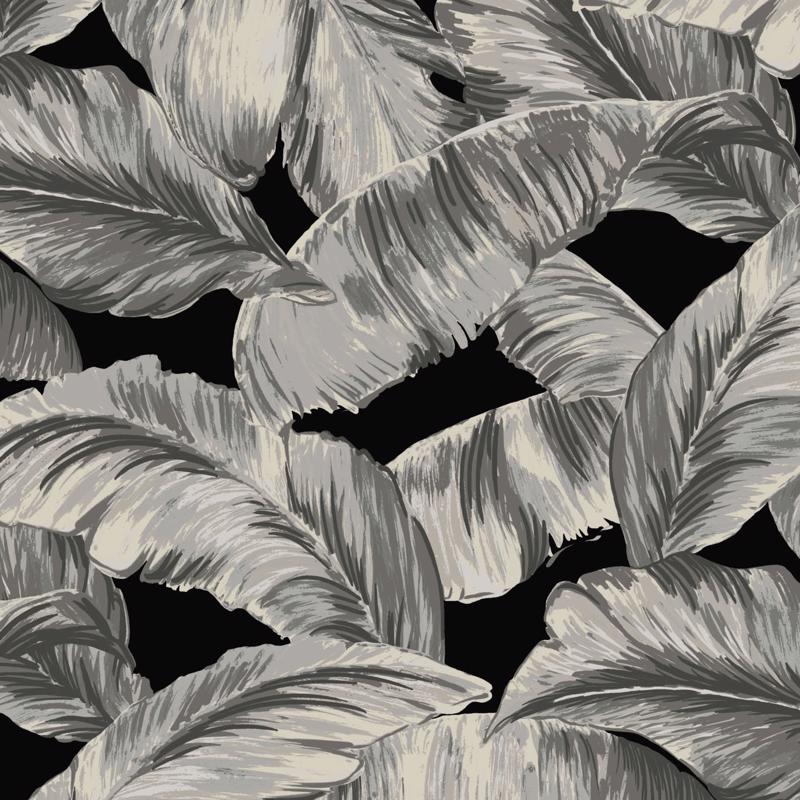 Jordan Manufacturing Black/White Floral Polyester Seat Pad 17 in. H X 2 in. W X 15.5 in. L