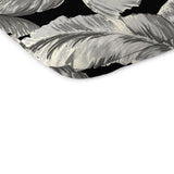 Jordan Manufacturing Black/White Floral Polyester Seat Pad 17 in. H X 2 in. W X 15.5 in. L