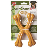 Spot Bam-bones Brown Bamboo Fibers Chew Dog Toy 1 pk