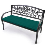 Jordan Manufacturing Teal Polyester Bench Cushion