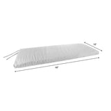 Jordan Manufacturing Teal Polyester Bench Cushion