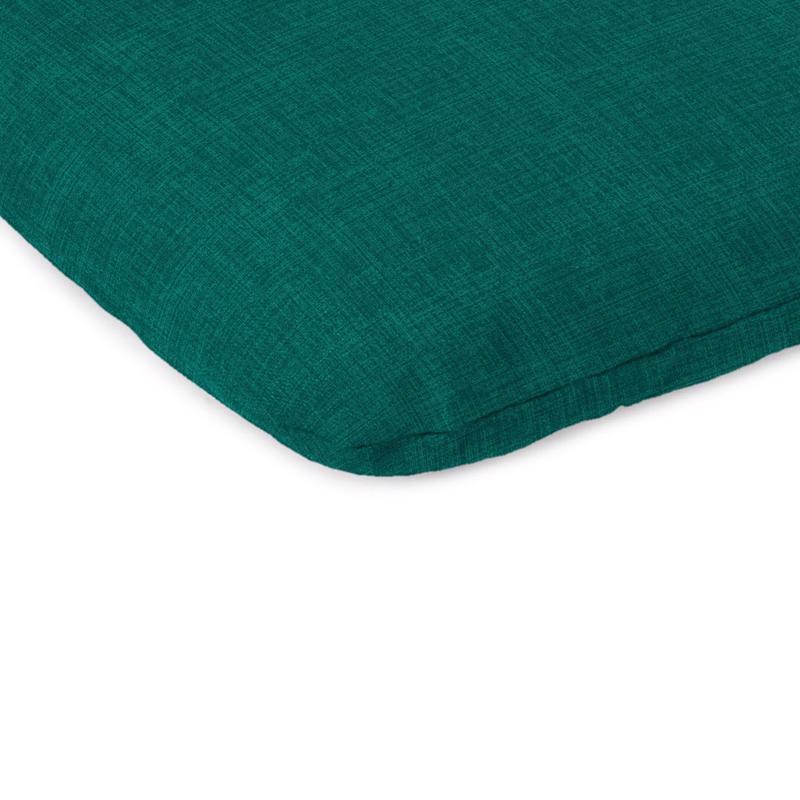 Jordan Manufacturing Teal Polyester Chair Cushion 3 in. H X 15 in. W X 18 in. L