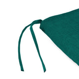 Jordan Manufacturing Teal Polyester Chair Cushion 3 in. H X 15 in. W X 18 in. L