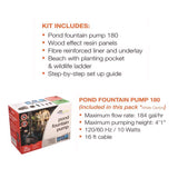 Pennington Aquagarden 50 gal Resin Pond Kit
