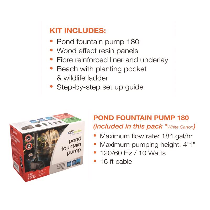 Pennington Aquagarden 50 gal Resin Pond Kit