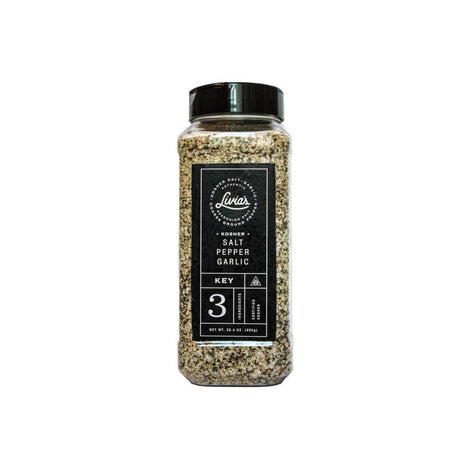 Livia's Kosher Salt, Pepper, and Garlic Seasoning Salt 28.4 oz