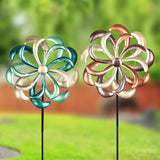 Exhart Assorted Metal 12 in. H Pinwheel Outdoor Garden Stake
