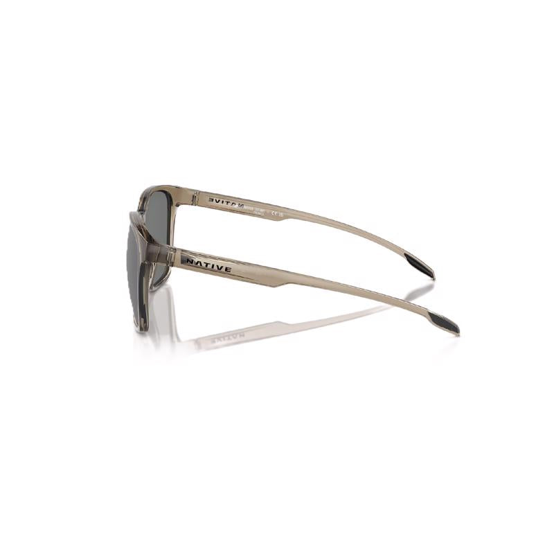 Native Targhee Square Unisex Tan Frame Gray Lens Sunglasses