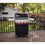 Weber Spirit EP-425 4 Burner Natural Gas Digital Thermometer Grill Black