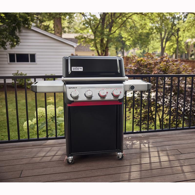 Weber Spirit EP-425 4 Burner Natural Gas Digital Thermometer Grill Black