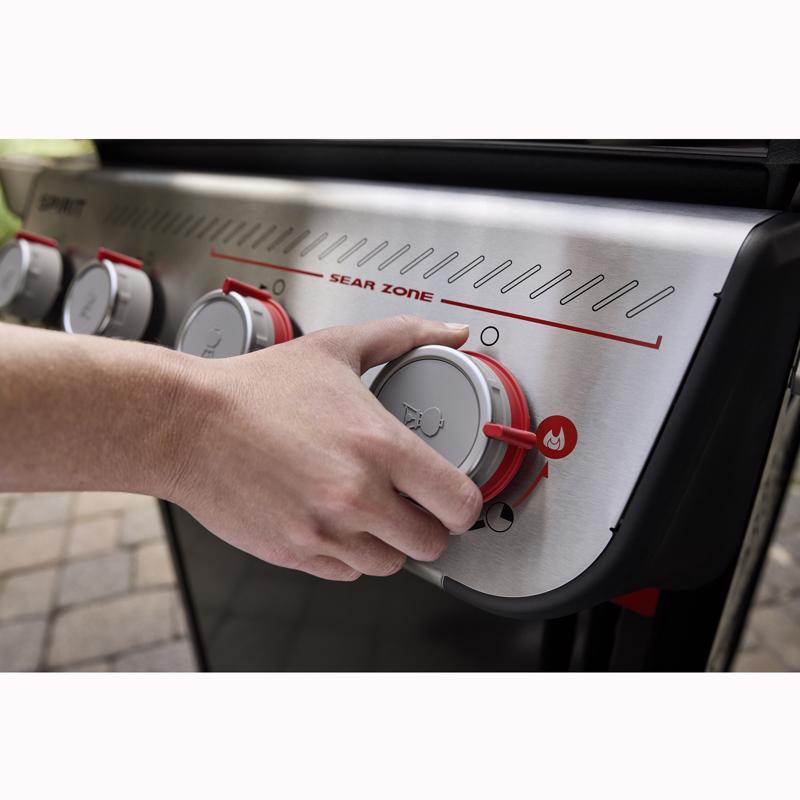 Weber Spirit EP-435 4 Burner Natural Gas Digital Thermometer Grill Black