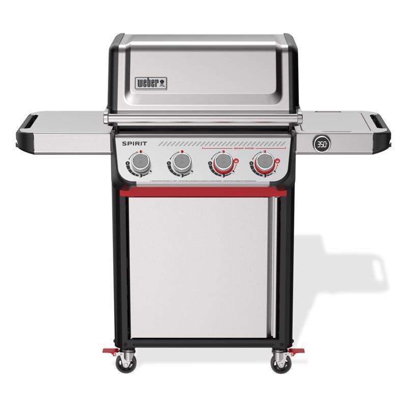 Weber Spirit SP-425 4 Burner Liquid Propane Digital Thermometer Grill Stainless Steel