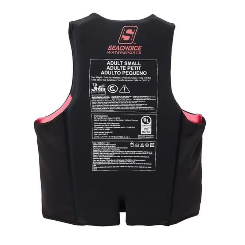 Seachoice Evoprene S Sizes Pink Life Vest