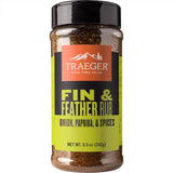 BBQ RUB FIN/FETHR 10.1OZ
