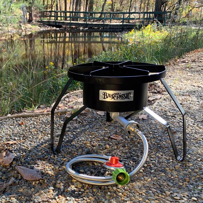 Bayou Classic 59000 BTU Welded Steel Frame Outdoor Cooker