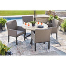 Living Accents Levine 5 pc Steel Dining Set