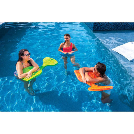 WOW Sports Multicolored Foam Soft Molded Saddle Seat Pool Float
