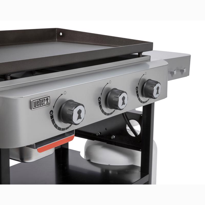 Weber 1501005 3 Burner Liquid Propane Outdoor Griddle Black