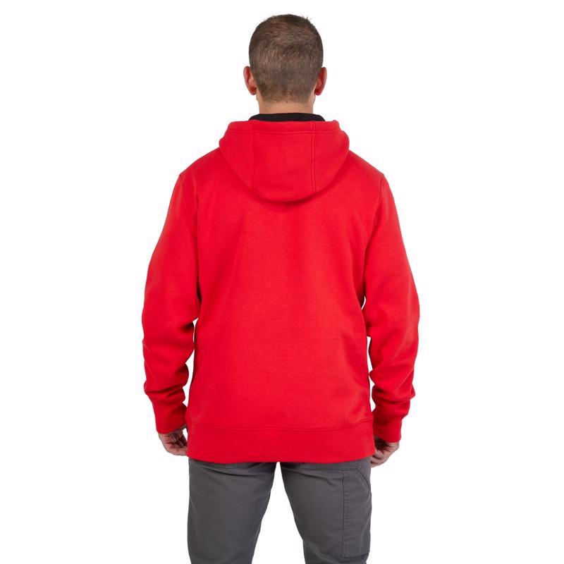 Milwaukee FreeFlex XXL Long Sleeve Unisex Hooded Hoodie Red
