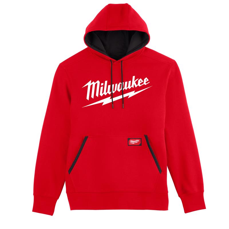 Milwaukee FreeFlex L Long Sleeve Unisex Hooded Hoodie Red